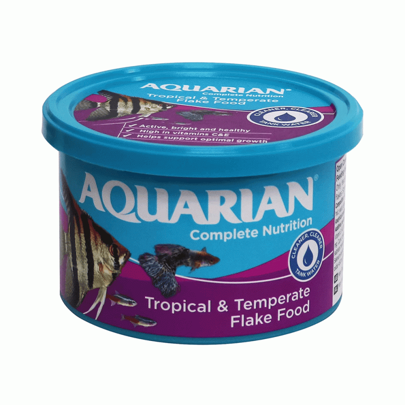 Aquarian Tropical And Temperate Flake Food