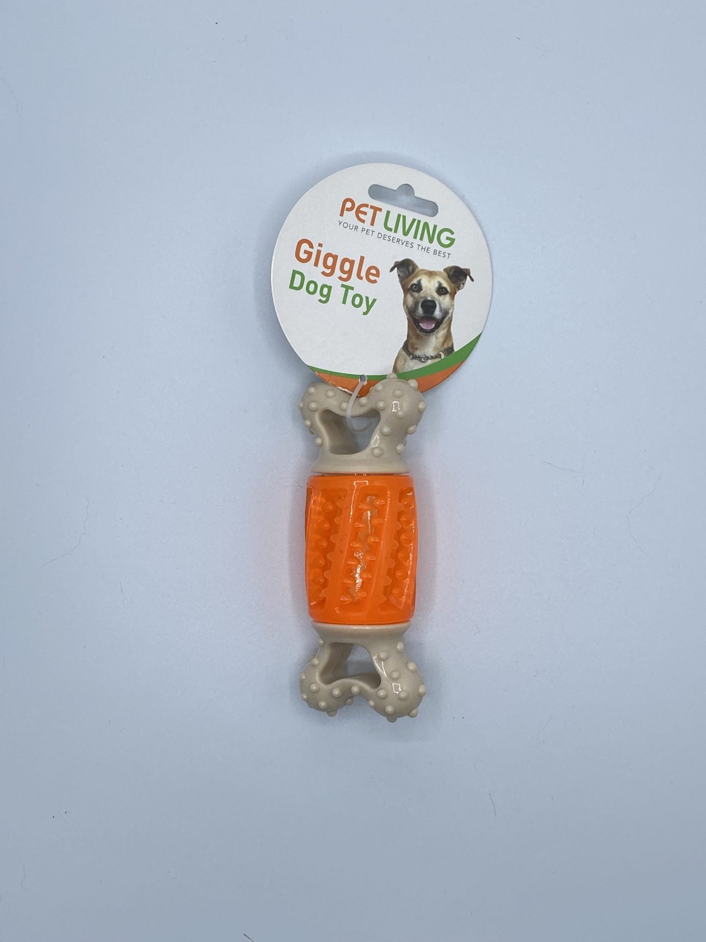 Pet Living Giggle Dog Toy Bone