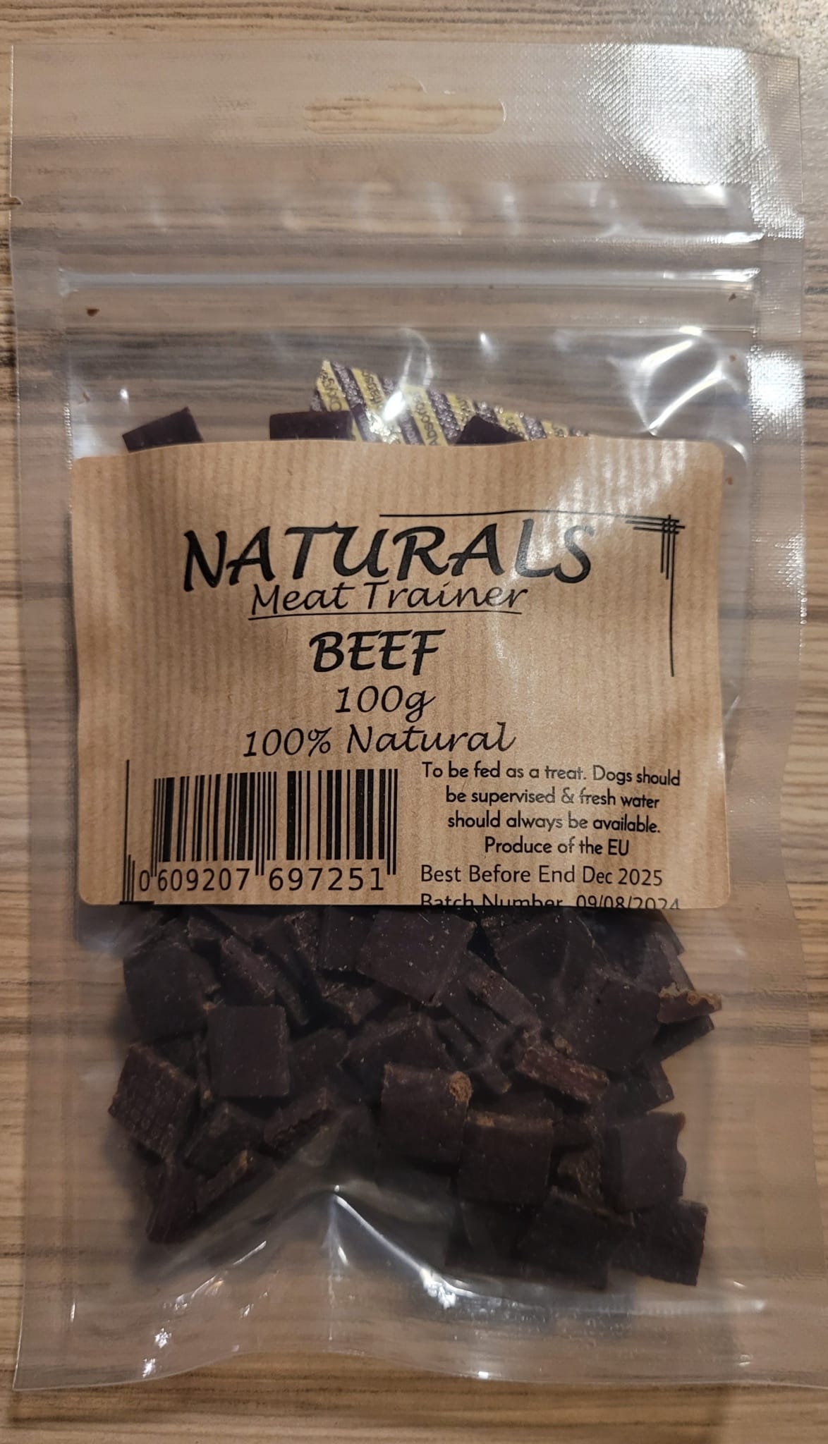 Naturals Meat Trainer Beef 100g