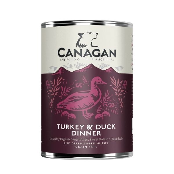 Canagan Complete Wet Food - Grain Free Turkey and Duck Dinner 400g