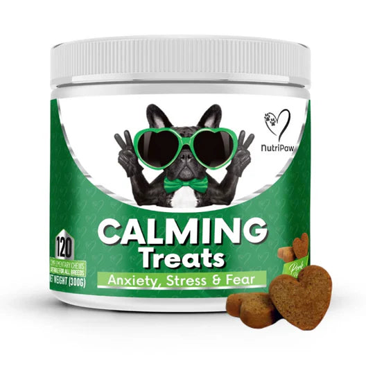 NutriPaw Calming Treats – Natural Anxiety Relief for Dogs
