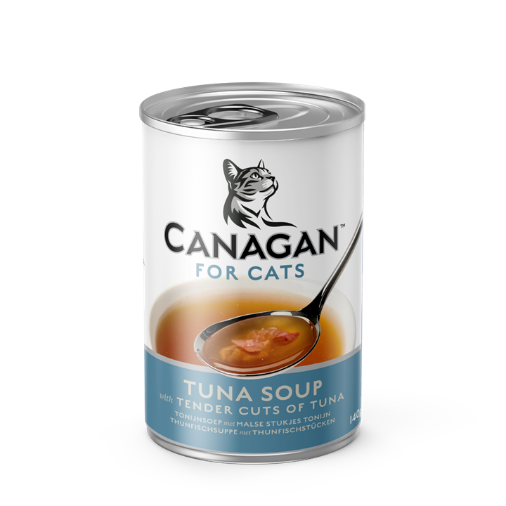 Canagan Tuna Soup with Tender Cuts of Tuna – Premium Grain-Free Wet Cat Food (140g)