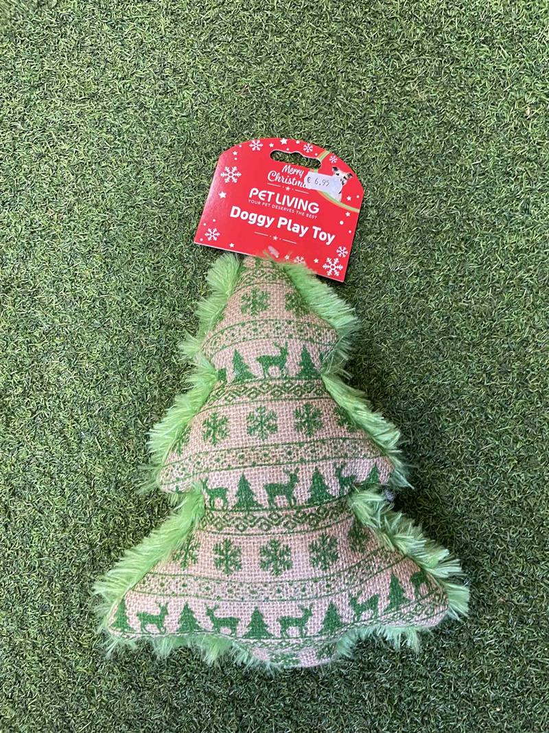 Xmas Dog Play Toy green