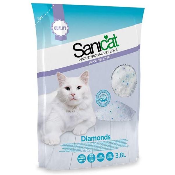 Sanicat Diamonds Silica Gel Litter 3.8l