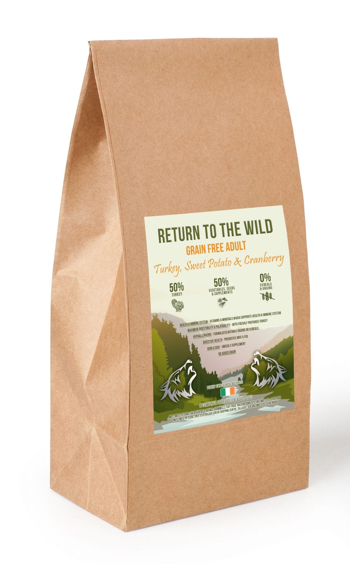 Return To The Wild - Grain Free Adult - Turkey, Sweet Potato and Cranberry