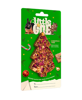 Little One Christmas Tree Festive Treat for Rabbits & Guinea Pigs