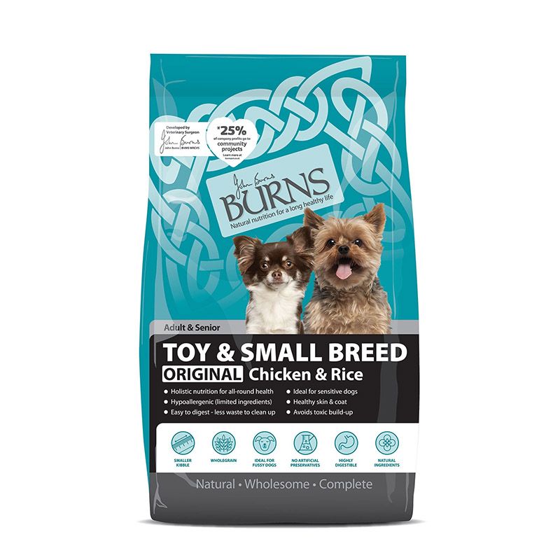 Burns Original Adult Toy and Small Breed - Chicken and Rice