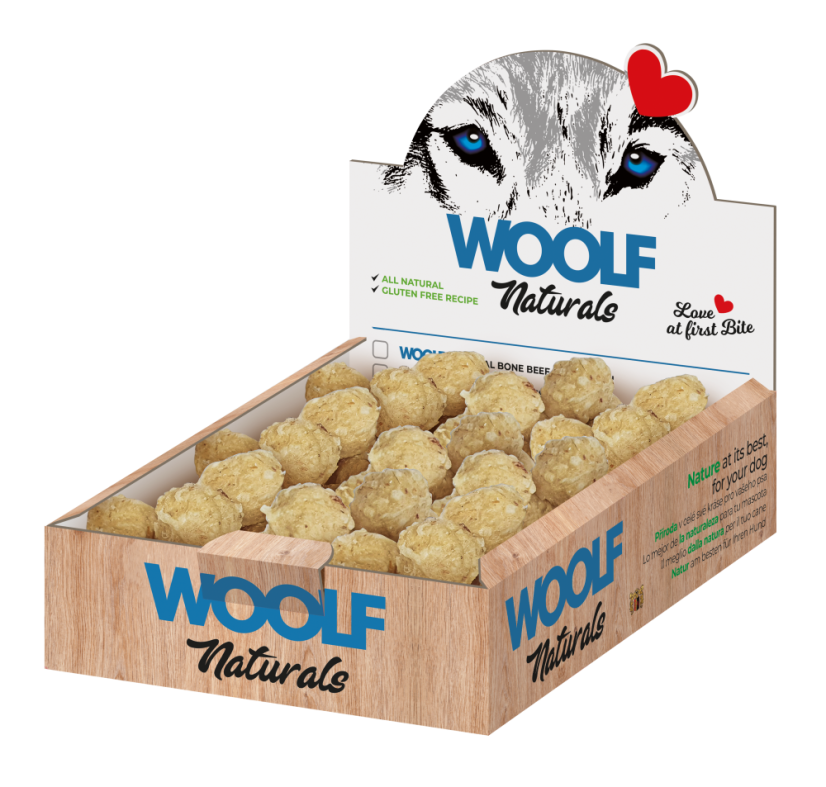 Woolf XS Natural Ball with Lung Dog Treat