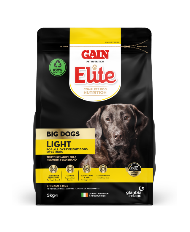 Gain Elite Big Dogs Light - Chicken and Rice 3kg