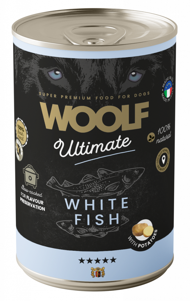 Woolf White Fish Canned Wet Dog Food