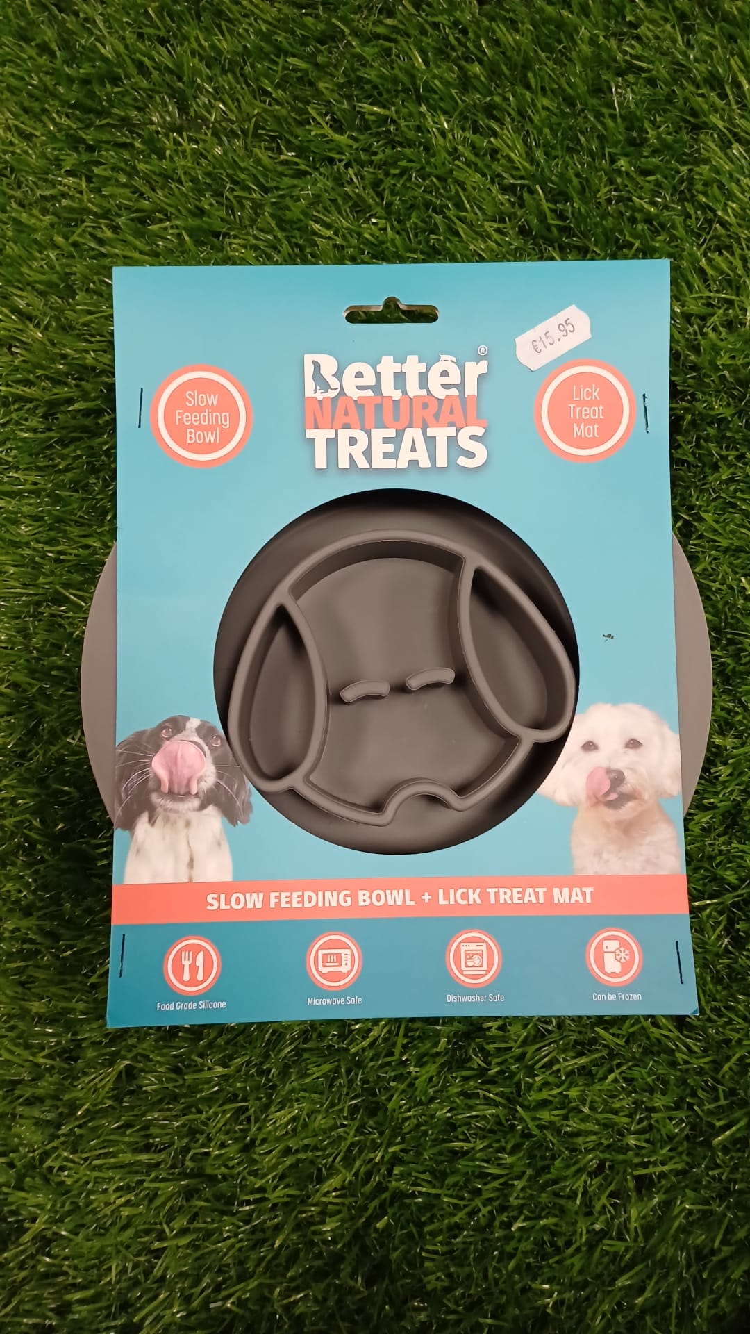 Hem & Boo Slow Feeding Bowl & Lick Treat Bowl All in One