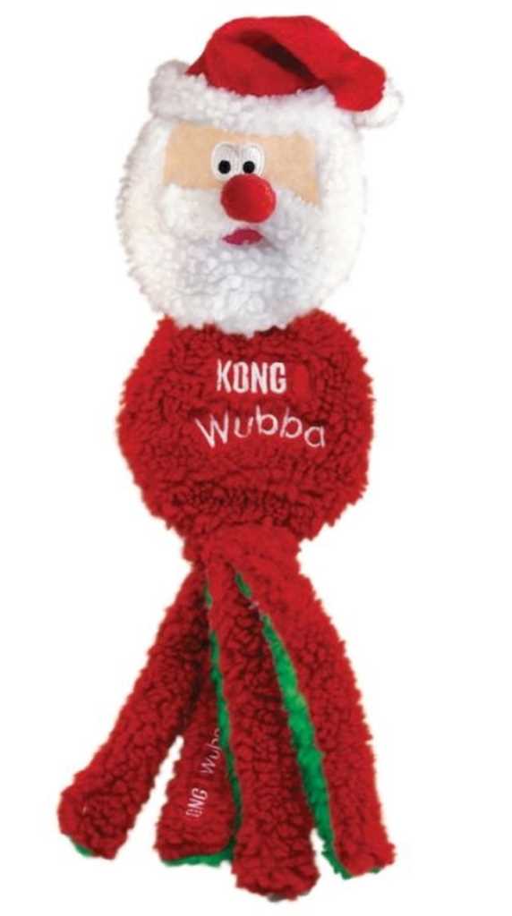 Kong Holiday Wubba Flatz Large Santa