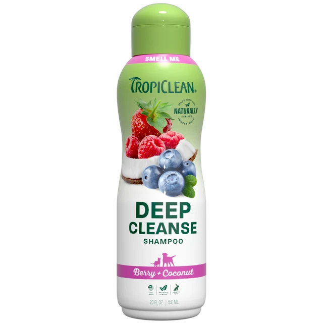 TropiClean Berry & Coconut Deep Cleansing Shampoo for Pets