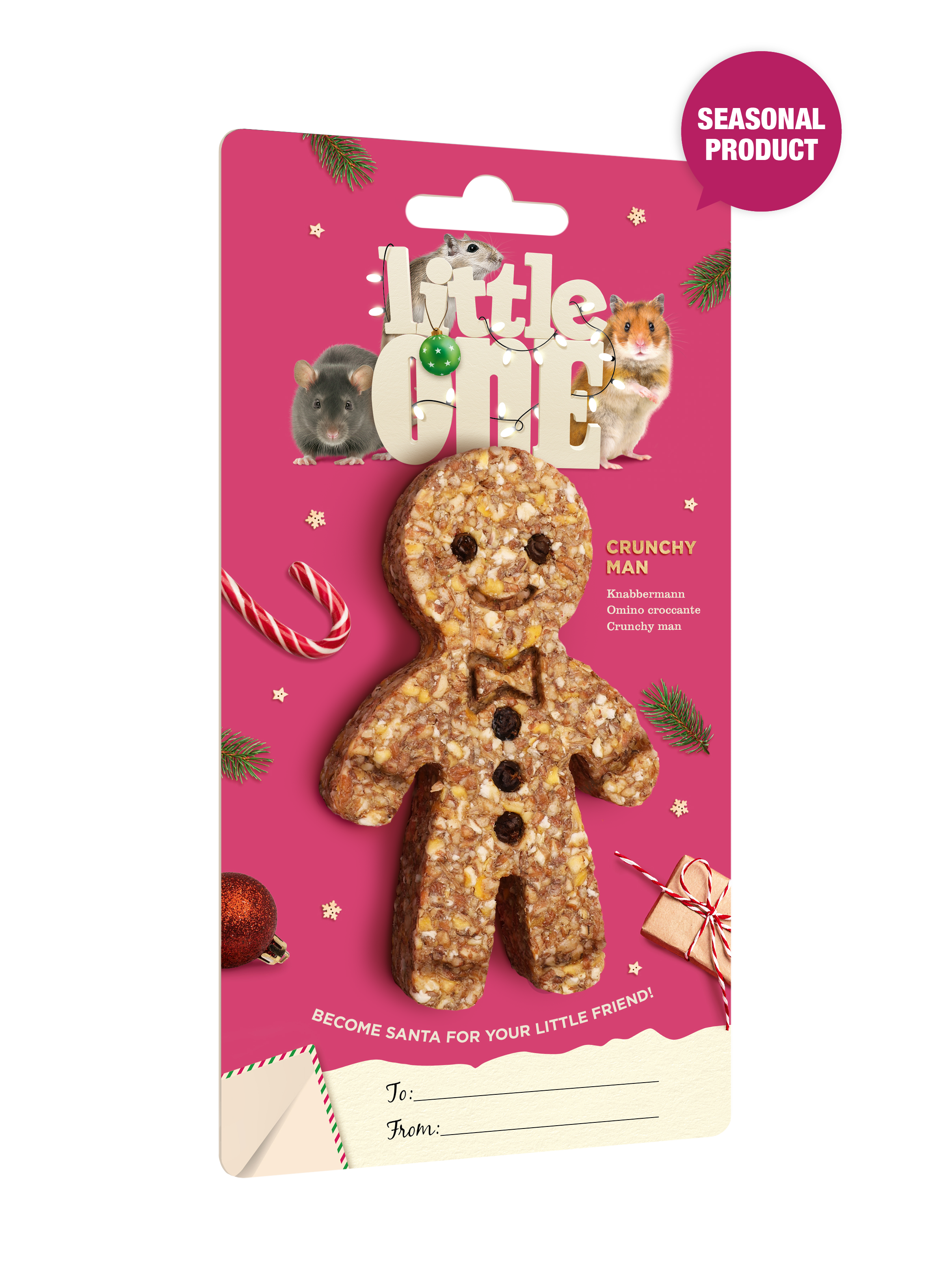 Little One Grass Man – A Crunchy Christmas Treat for Small Pets
