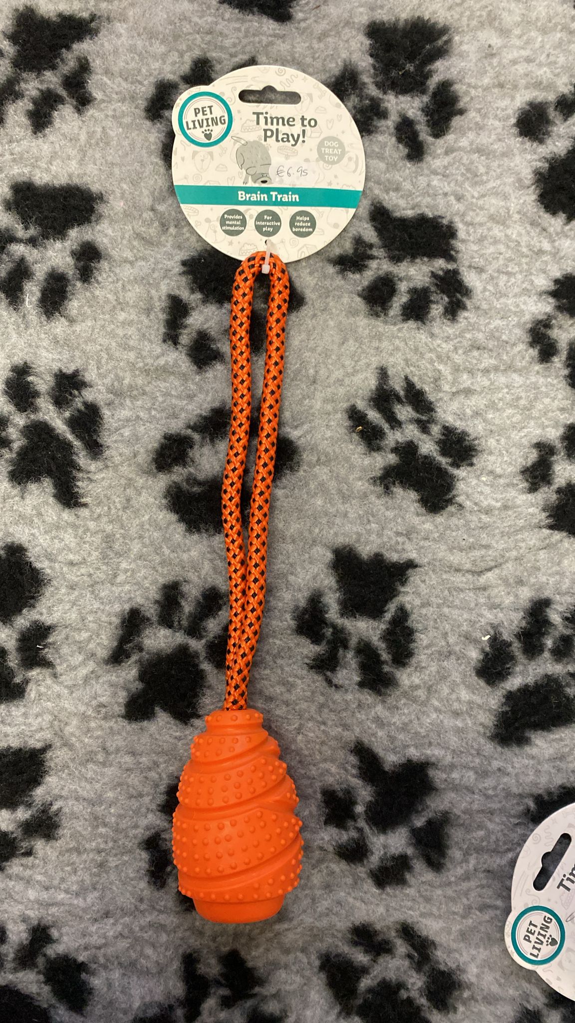 Pet Living Brain Train Dog Tug Treat Toy