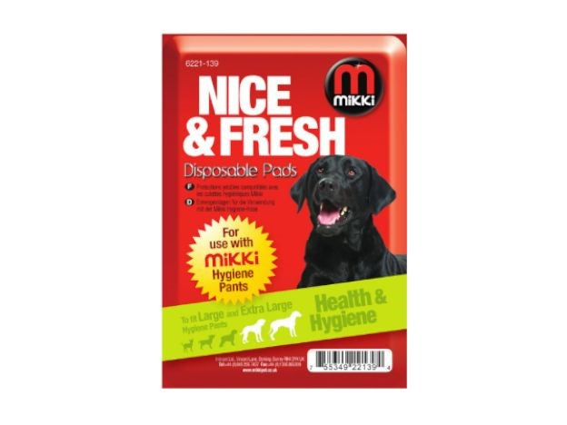 Mikki Hygiene Disposable Pads for Female Dogs In Heat
