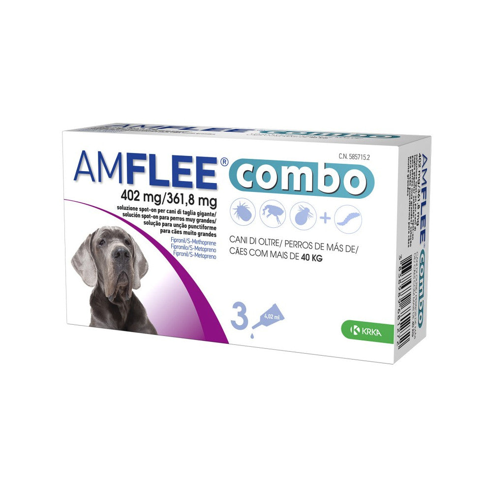 Amflee Combo Spot On For Dogs over 40kg