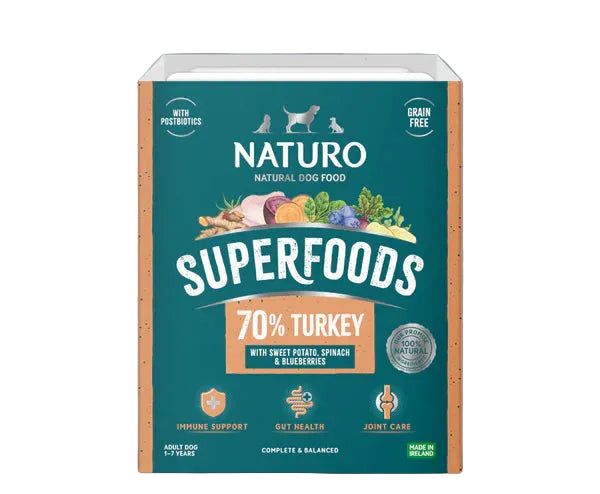 Naturo Adult Dog Turkey Superfoods - Wet Dog Food