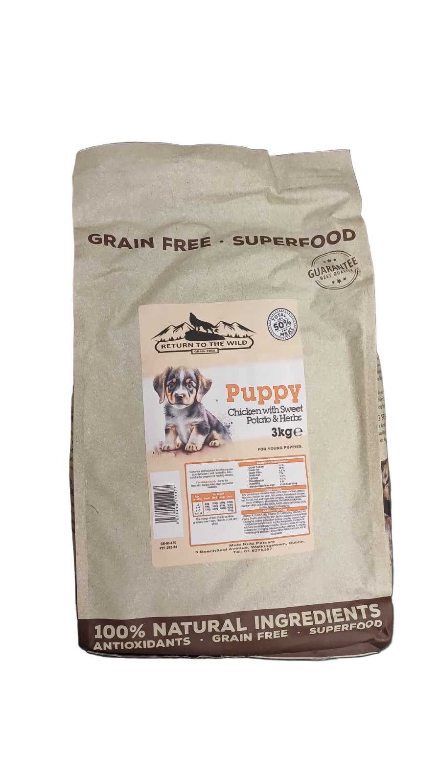 Superfood Return to the Wild Puppy -  50% Chicken
