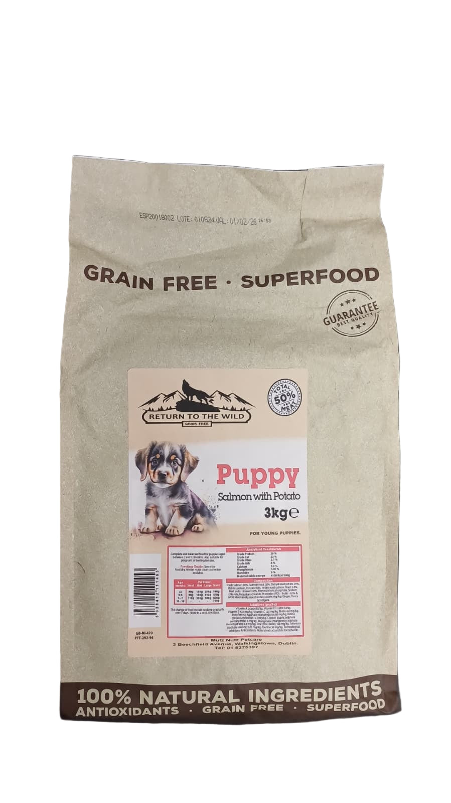 Superfood Return to the Wild - Puppy - Salmon