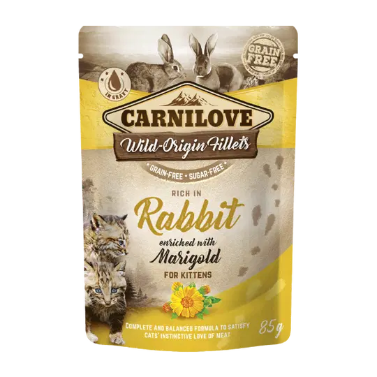 Carnilove Kitten Wet Food - Rabbit with Marigold