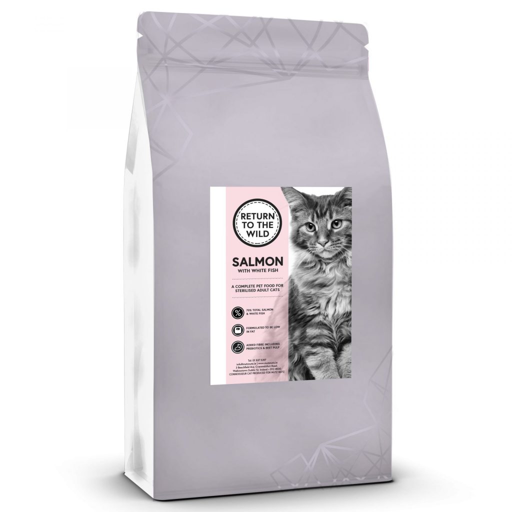 Return To The Wild Salmon With White Fish For Sterilised Adult Cats 5Kg