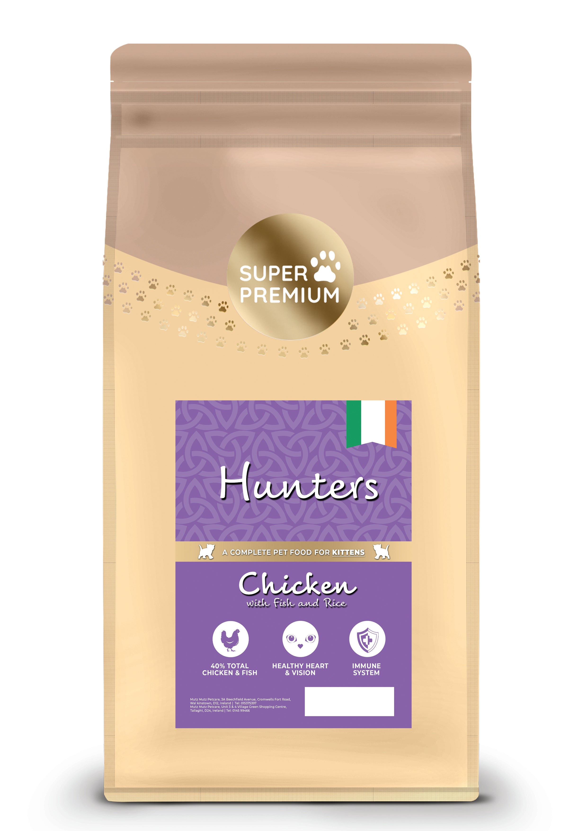 Hunters Super Premium - Kitten Chicken with Fish & Rice
