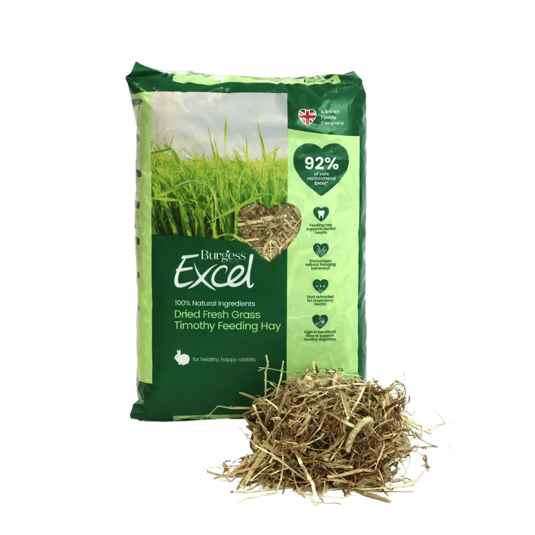 Burgees Excel Feeding Hay Dried Fresh Grass for Rabbits
