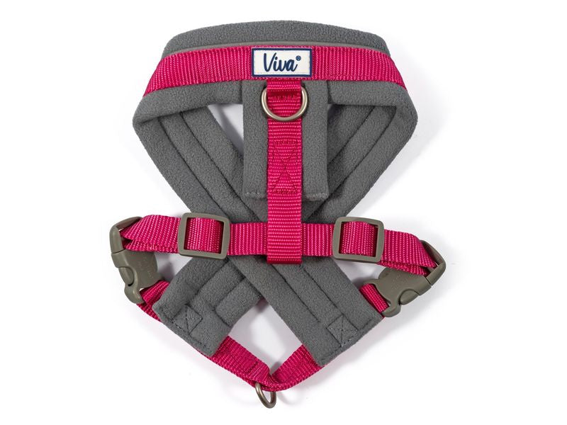 Ancol Reflective Padded Pink Harness Chest