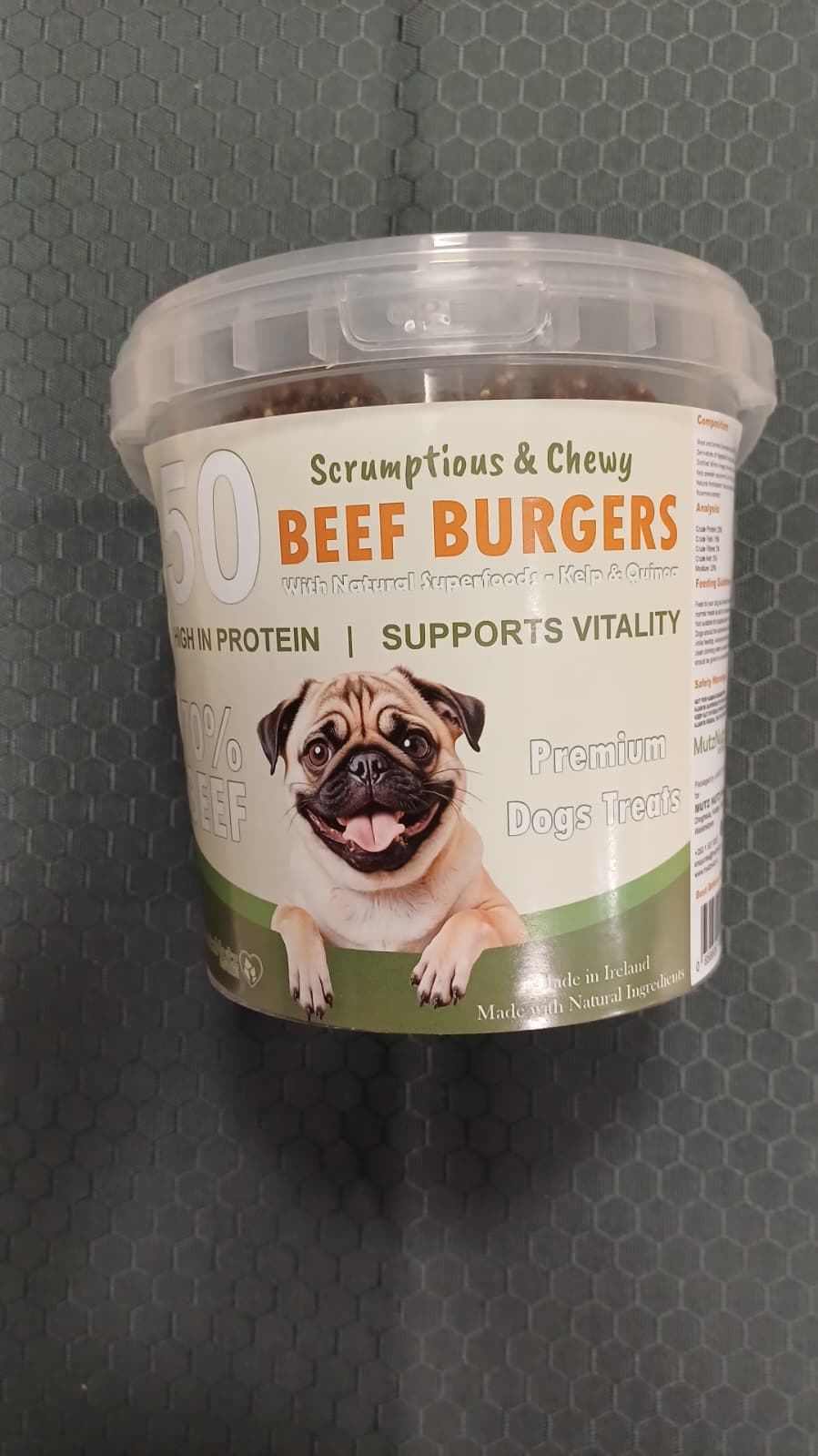Beef Burger Treats for Dogs