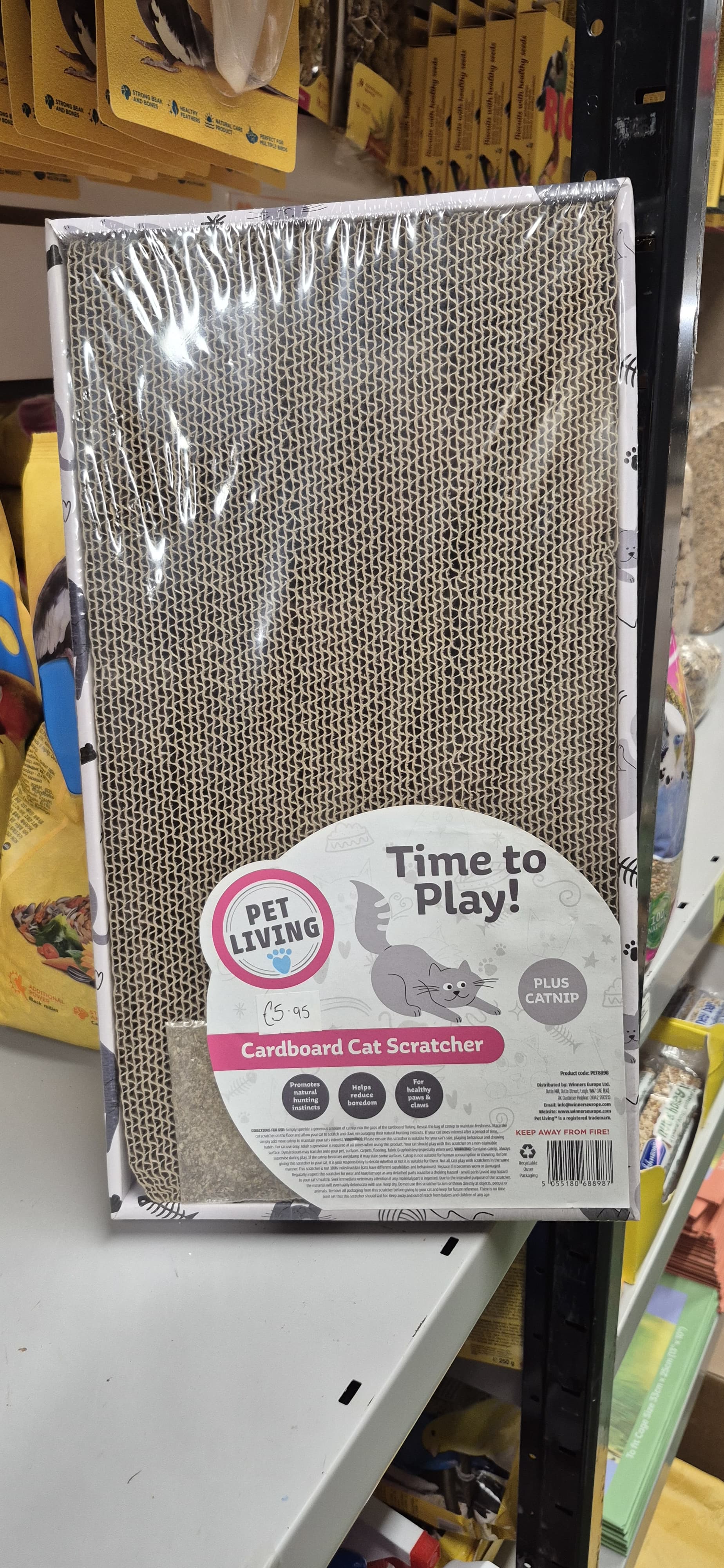 Cardboard Cat Scratcher