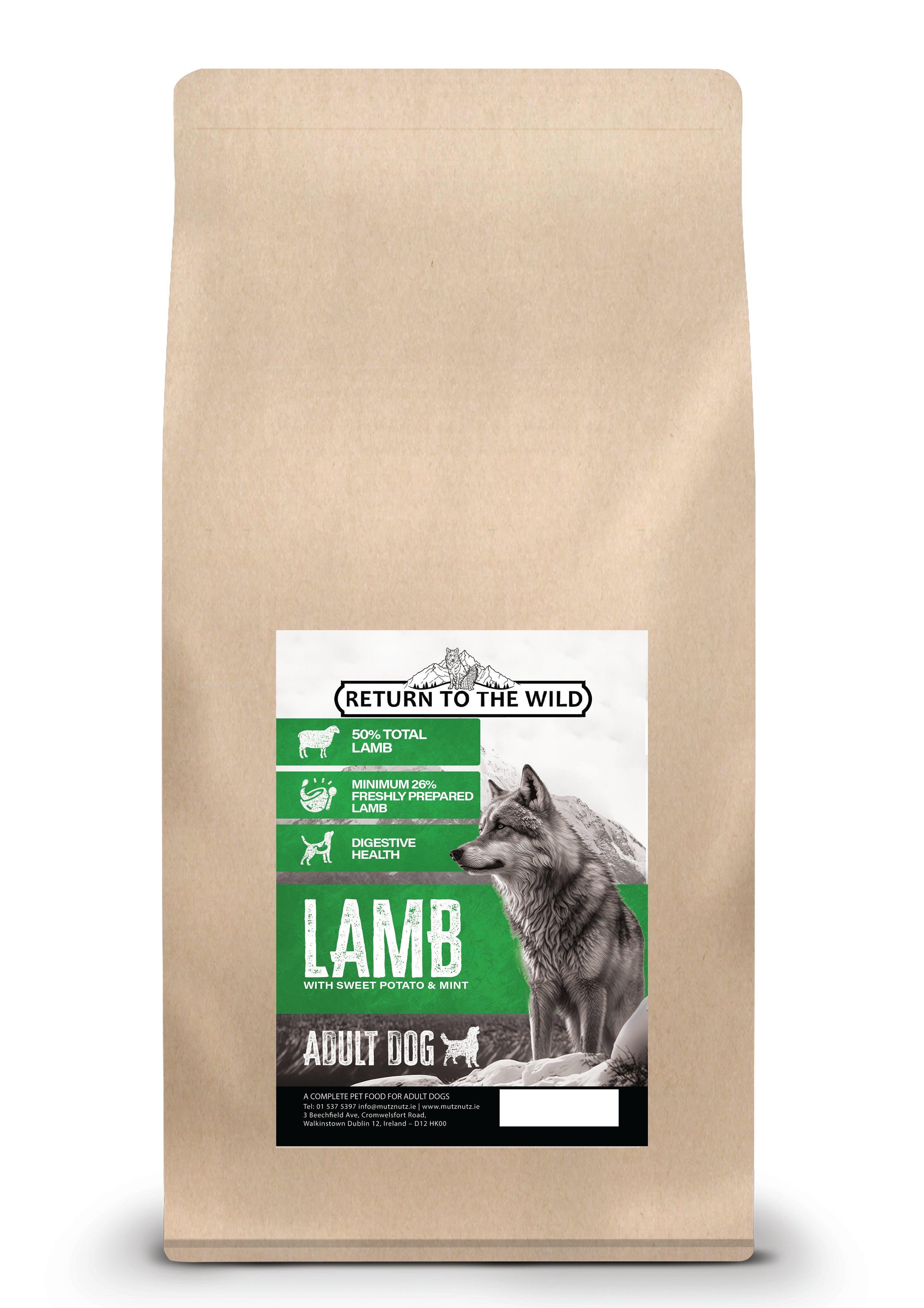 Return To The Wild Grain Free - Adult - Lamb