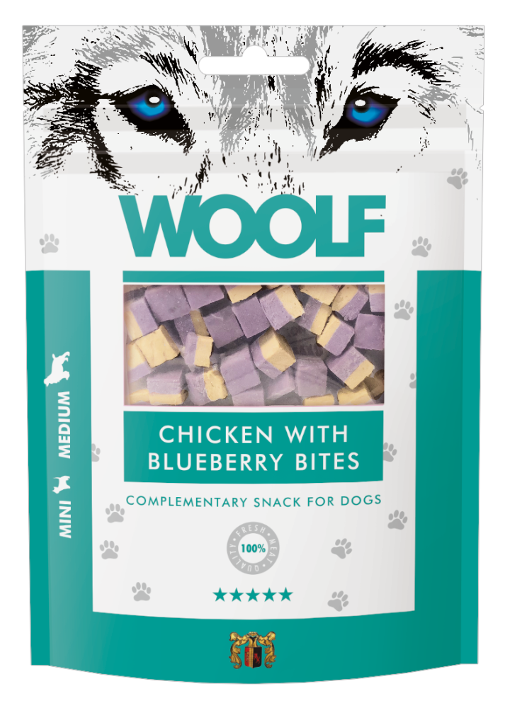 Woolf Chicken with Blueberry Bites