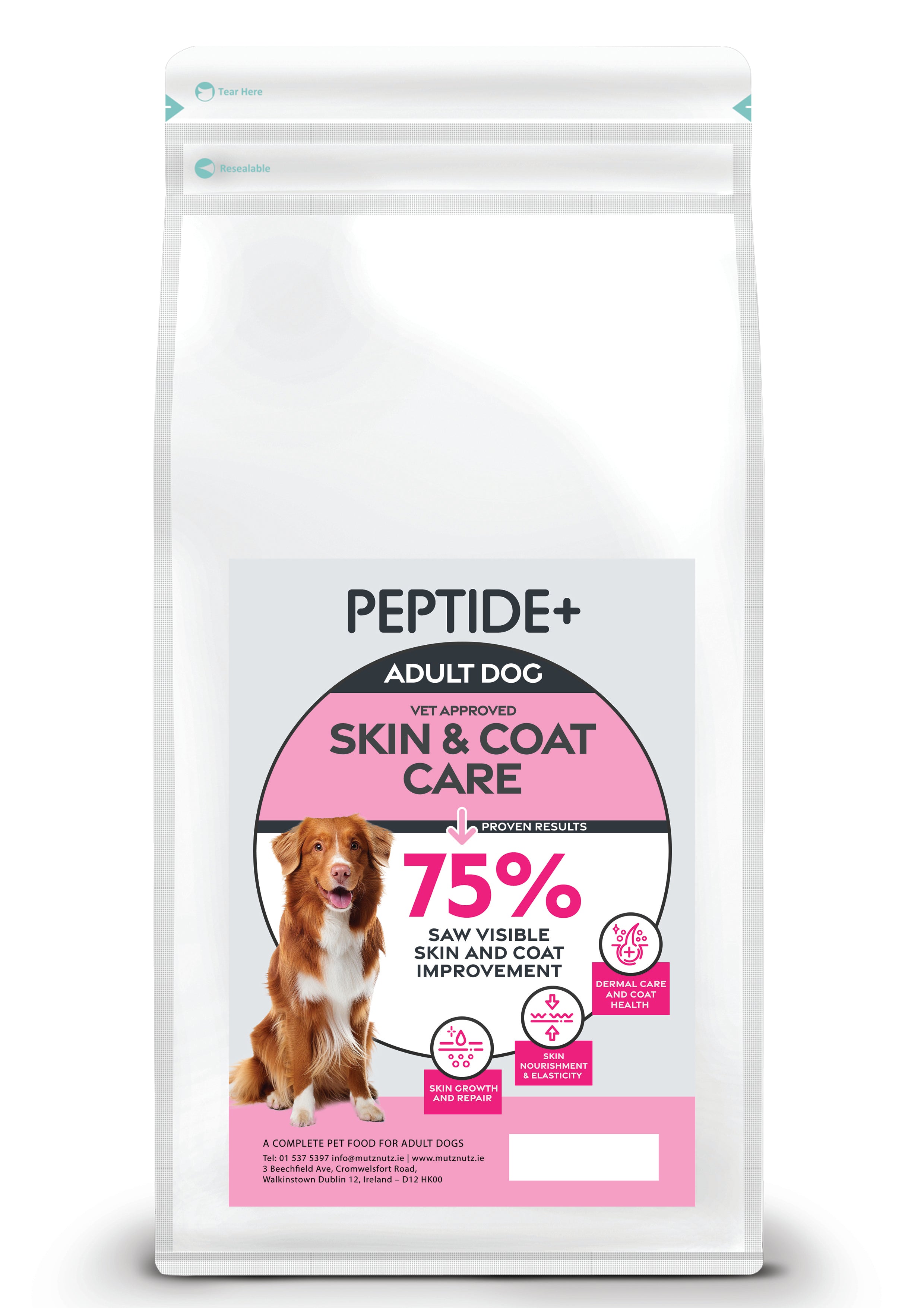 Peptide+ Skin & Coat Care Adult Dog Dry Food