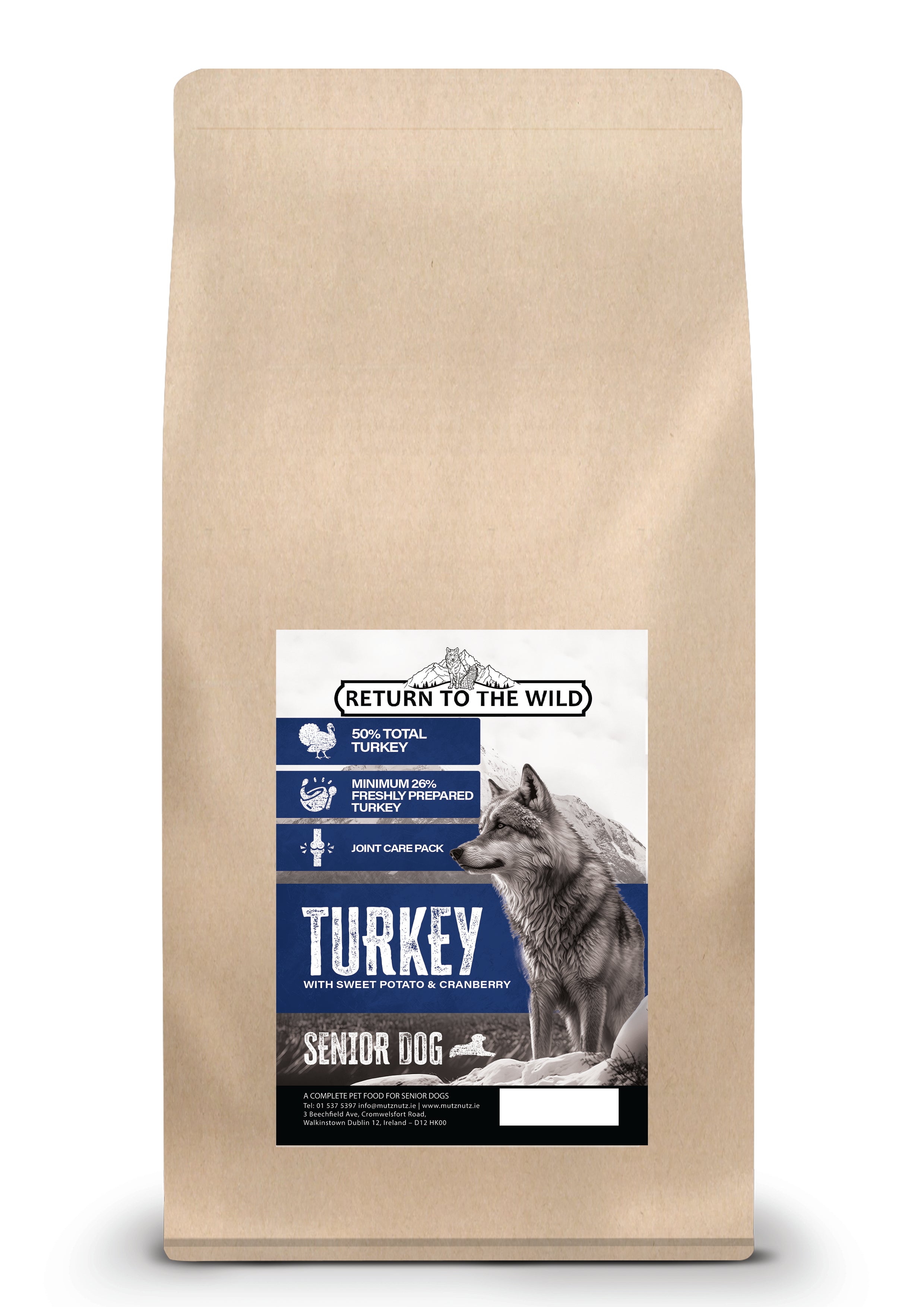 Return To The Wild Grain Free -  Senior / Adult Light - Turkey