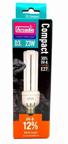 Arcadia D3+ Compact 23W UVB Bulb