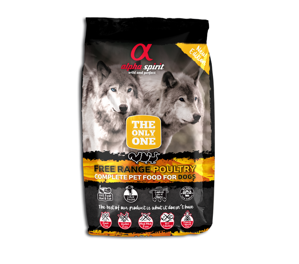 Alpha Spirit Cold Pressed Poultry dog food