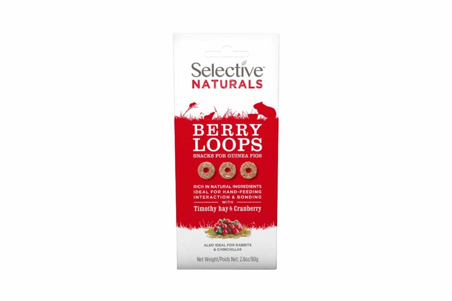 Selective Naturals Berry Loops – Cranberry & Timothy Hay