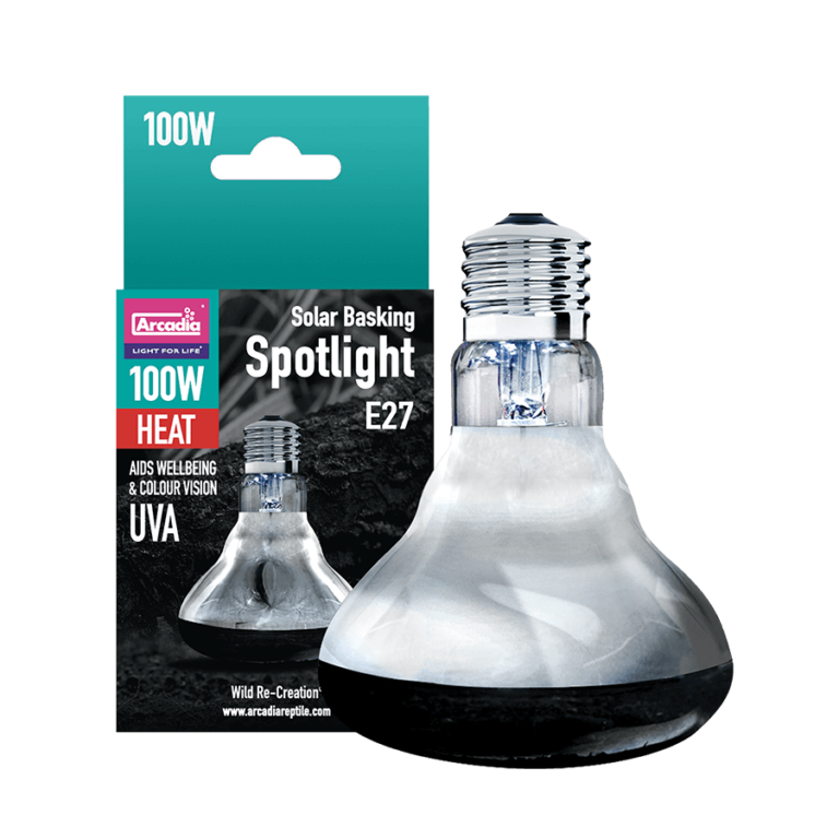 Arcadia Solar Basking Spotlight 100W – Aids Well being & Colour Vision