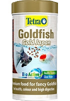 Tetra Goldfish food container with goldfish illustration on a white background