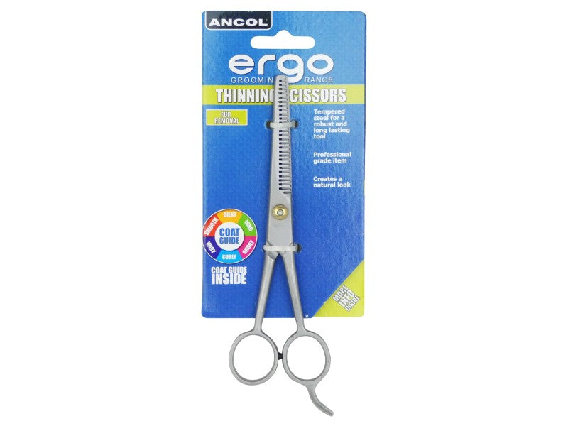 Ancol Ergo Thinning Scissors For Dogs