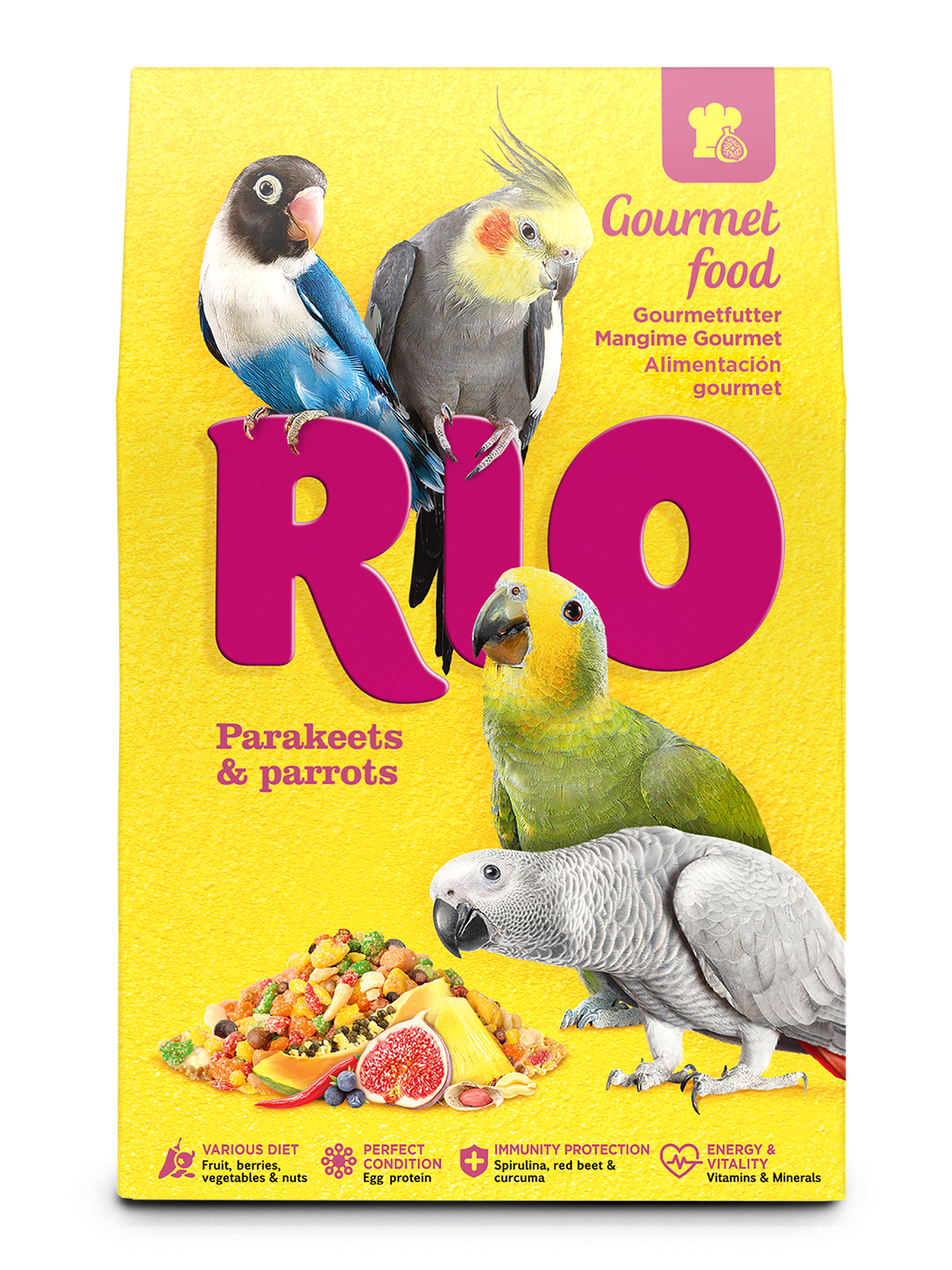 Rio Gourmet food for parakeets and parrots