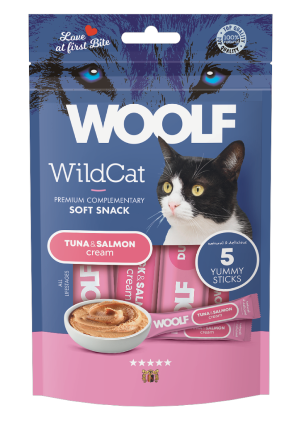 Woolf Wildcat Cream Snack - Tuna & Salmon