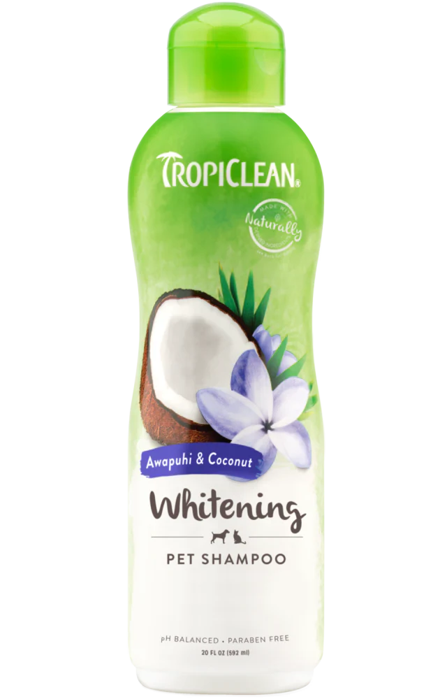 TropiClean Awapuhi & Coconut Whitening Shampoo for Pets