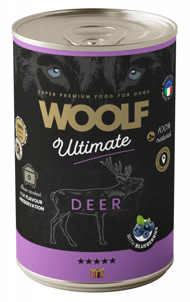 Woolf Deer Canned Wet Dog Food